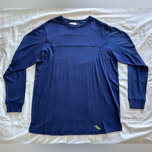 KS Sport Big and Tall Royal Blue Long Sleeve Shirt